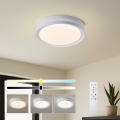 Brilagi - Ρυθμιζόμενο φωτιστικό οροφής LED KREON LED/54W/230V 3000-6000K μαύρο Ø 38 cm + τηλεχειριστήριο