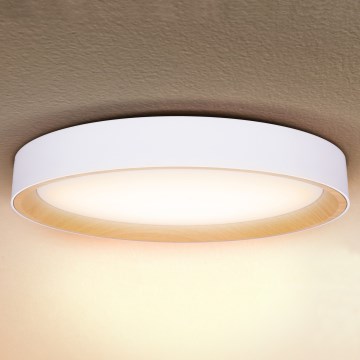 Brilagi - Ρυθμιζόμενο φωτιστικό οροφής LED LARIOS LED/72W/230V λευκό Ø 59 cm + τηλεχειριστήριο