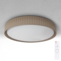 Brilagi - Ρυθμιζόμενο φωτιστικό οροφής LED LUCIA LED/48W/230V 3000-6500K Ø 41 cm καφέ + με τηλεχειριστήριο