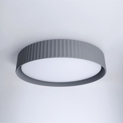 Brilagi - Ρυθμιζόμενο LED φωτιστικό οροφής LUCIA LED/48W/230V 3000-6500K Ø 41 cm γκρι + τηλεχειριστήριο