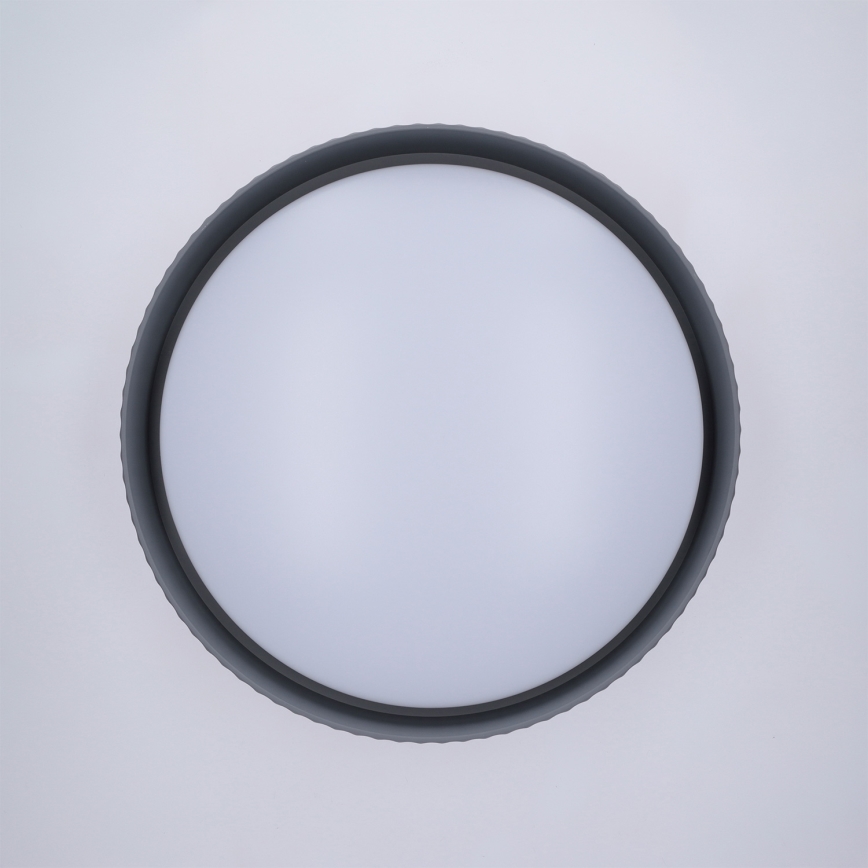 Brilagi - Ρυθμιζόμενο LED φωτιστικό οροφής LUCIA LED/48W/230V 3000-6500K Ø 41 cm γκρι + τηλεχειριστήριο