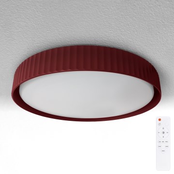 Brilagi - Ρυθμιζόμενο φωτιστικό οροφής LED LUCIA LED/60W/230V 3000-6500K Ø 59 εκ. κόκκινο + τηλεχειριστήριο