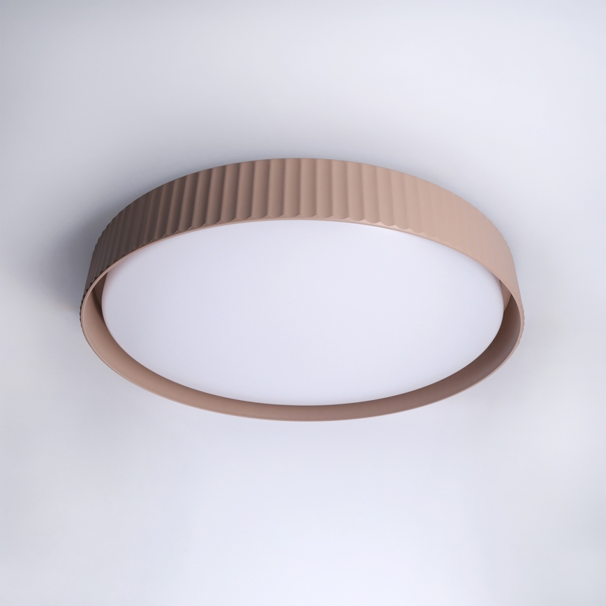 Brilagi - Ρυθμιζόμενο LED φωτιστικό οροφής LUCIA LED/60W/230V 3000-6500K, διάμ. 59 cm, καφέ, με τηλεχειριστήριο