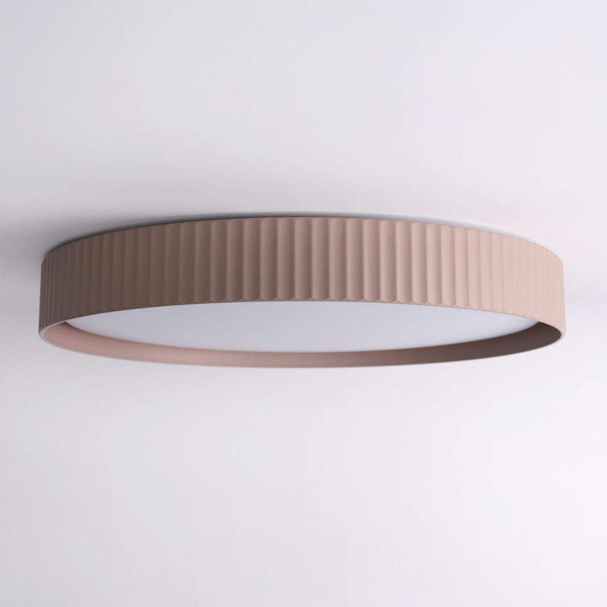 Brilagi - Ρυθμιζόμενο LED φωτιστικό οροφής LUCIA LED/60W/230V 3000-6500K, διάμ. 59 cm, καφέ, με τηλεχειριστήριο