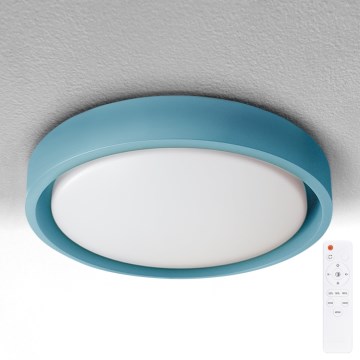 Brilagi - Ρυθμιζόμενο φωτιστικό οροφής LED MATTEO LED/48W/230V 3000-6500K διάμ. 41 cm τουρκουάζ + τηλεχειριστήριο