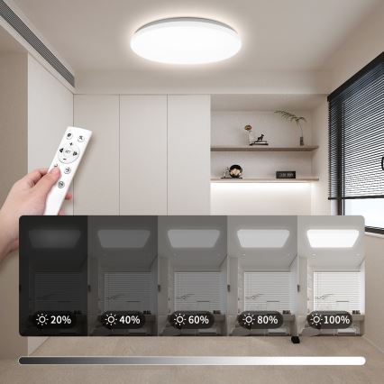 Brilagi - Ρυθμιζόμενο LED φωτιστικό οροφής MILKY WAY LED/36W/230V 3000-6500K Ø 48 εκ. + τηλεχειριστήριο