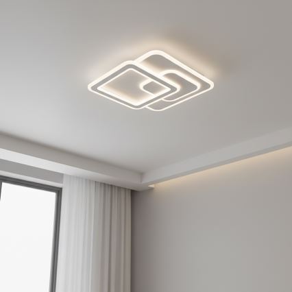 Brilagi - LED ρυθμιζόμενο φωτιστικό οροφής MODERN LED/80W/230V 3000-6000K 52,5x52,5 cm + τηλεχειριστήριο