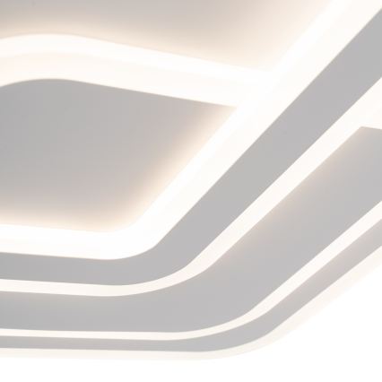 Brilagi - LED ρυθμιζόμενο φωτιστικό οροφής MODERN LED/80W/230V 3000-6000K 52,5x52,5 cm + τηλεχειριστήριο