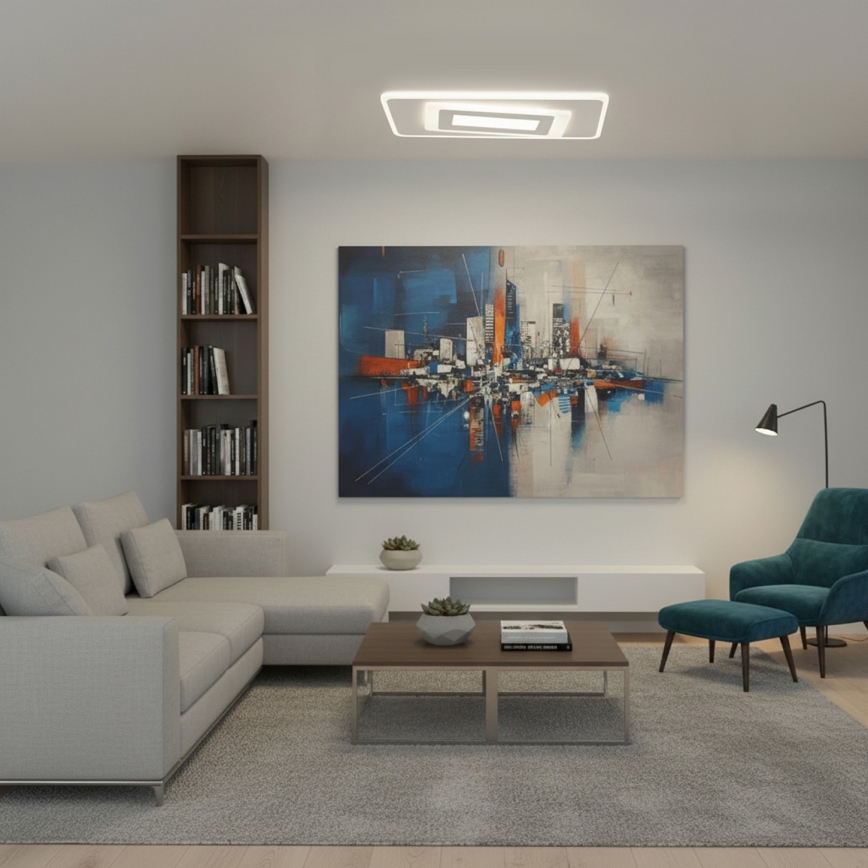 BRILAGI - LED Ρυθμιζόμενο φωτιστικό οροφής MODERN LED/51W/230V 3000-6000K 20x40 cm + τηλεχειριστήριο