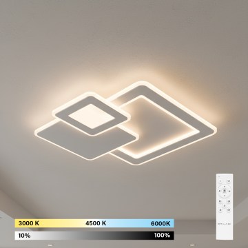 Brilagi - Ρυθμιζόμενο φωτιστικό οροφής LED MODERN LED/93W/230V 3000-6000K 48,5x48,5 cm + τηλεχειριστήριο