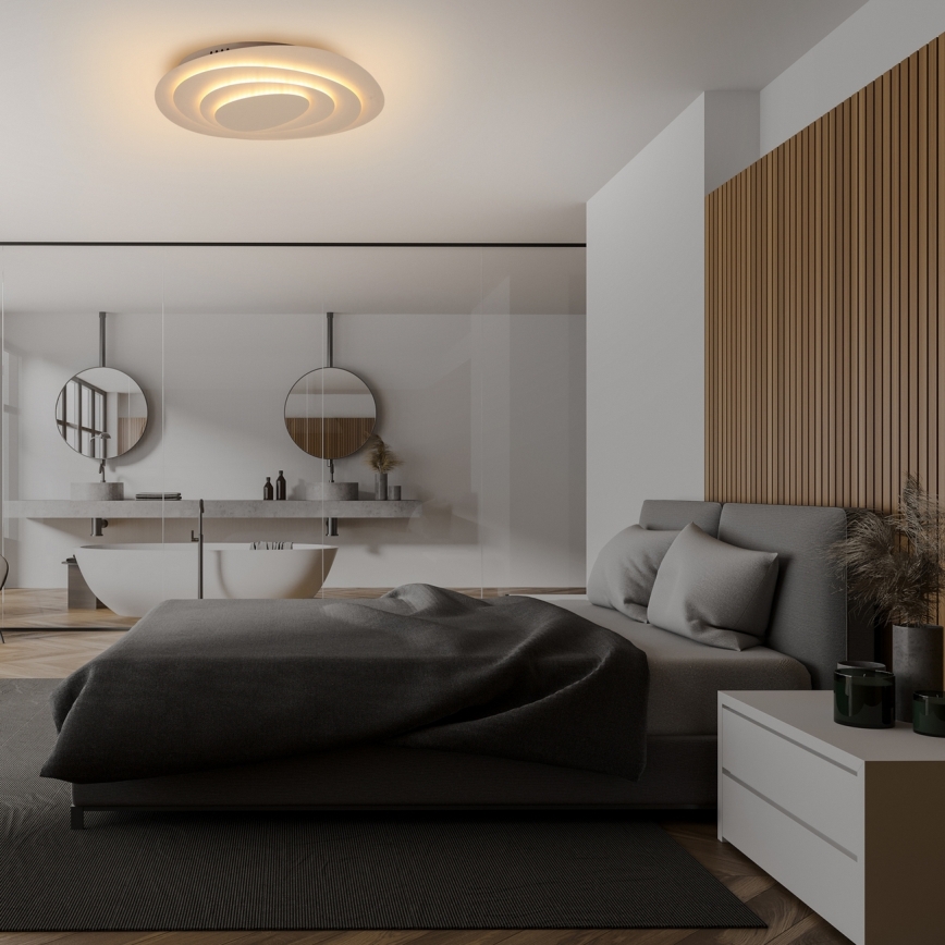 Brilagi - LED ρυθμιζόμενο φωτιστικό οροφής MODERN MAXI LED/87W/230V 3000-6000K 67x80 cm + τηλεχειριστήριο