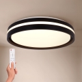 Brilagi - Ρυθμιζόμενο φωτιστικό οροφής LED NAOMI LED/48W/230V 3000-6500K Ø 39 cm μαύρο + τηλεχειριστήριο