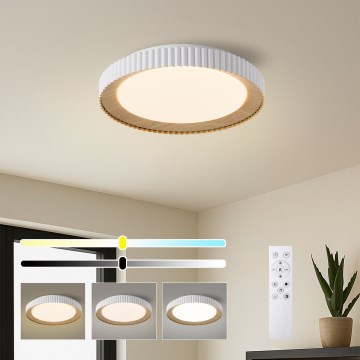 Brilagi - Ρυθμιζόμενο φωτιστικό οροφής LED NEXO LED/48W/230V 3000-6000K λευκό Ø 43 εκ. + τηλεχειριστήριο