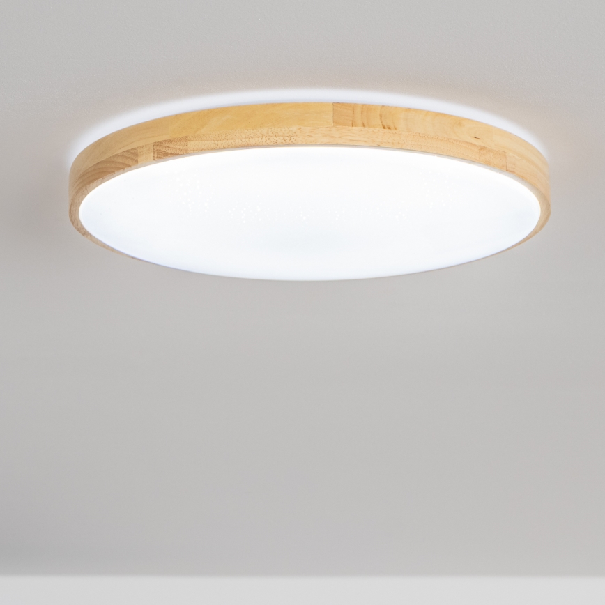 Brilagi - LED Ρυθμιζόμενο φωτιστικό οροφής PINE LED/24W/230V Ø 42 cm 3000–6500K + τηλεχειριστήριο