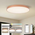 BRILAGI - Ρυθμιζόμενο φωτιστικό οροφής LED POOL SMART LED/128W/230V 100 cm 3000-6000K Wi-Fi Tuya χάλκινο + τηλεχειριστήριο