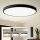 Brilagi - Ρυθμιζόμενο φωτιστικό οροφής LED POOL SMART LED/180W/230V 3000-6000K διάμ. 120 cm Wi-Fi Tuya μαύρο + τηλεχειριστήριο