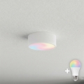 BRILAGI - Ρυθμιζόμενο φωτιστικό οροφής LED RGBW CLARE 1xE27/12W/230V 2700-6500K διάμ. 20 cm λευκό