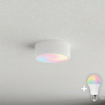 BRILAGI - Ρυθμιζόμενο φωτιστικό οροφής LED RGBW CLARE 1xE27/12W/230V 2700-6500K διάμ. 20 cm λευκό
