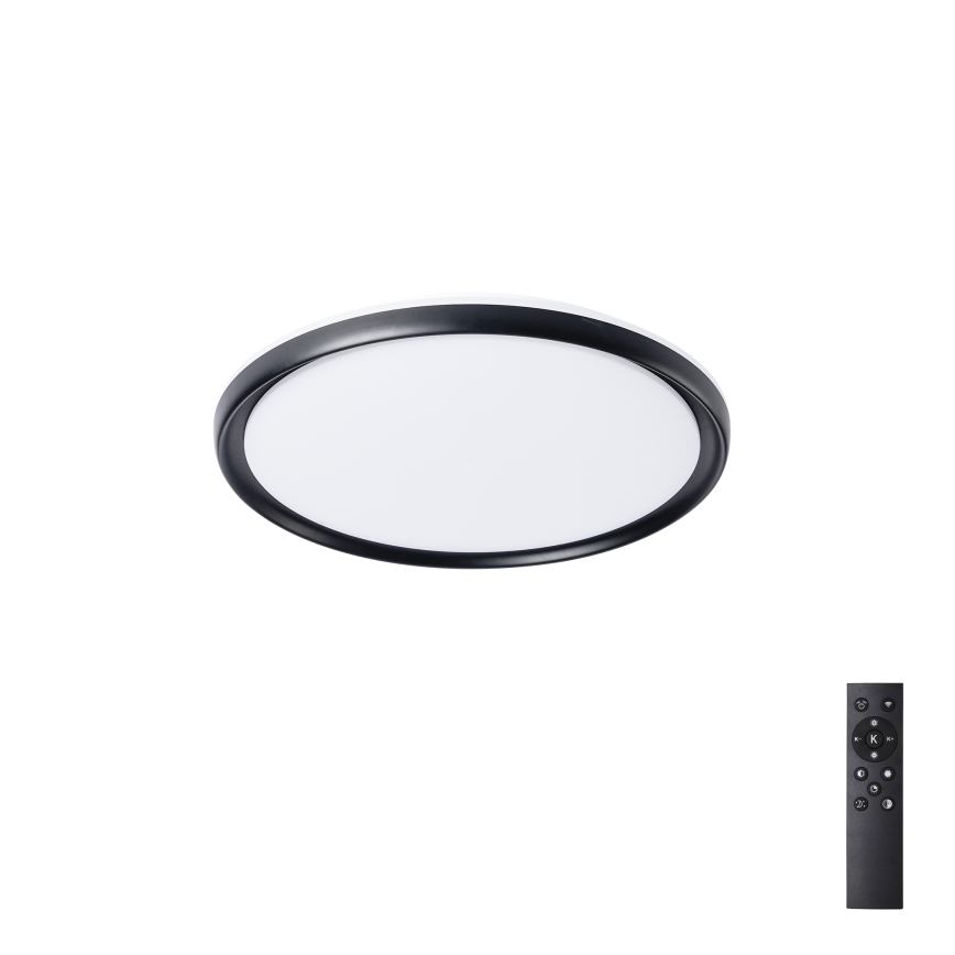 Brilagi - Ρυθμιζόμενο LED φωτιστικό οροφής RIVO LED/72W/230V 3000-6000K μαύρο Ø 50 cm + τηλεχειριστήριο