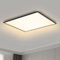 Brilagi - Ρυθμιζόμενο φωτιστικό οροφής LED SLIMFRAME LED/58W/230V 60x60 cm 3000-6000K μαύρο + τηλεχειριστήριο