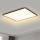 Brilagi - Ρυθμιζόμενο φωτιστικό οροφής LED SLIMFRAME LED/58W/230V 60x60 cm 3000-6000K μαύρο + τηλεχειριστήριο
