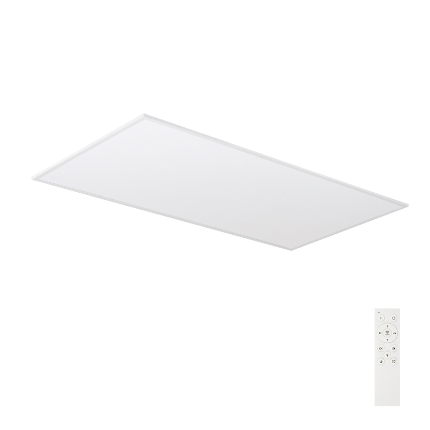 Brilagi - Ρυθμιζόμενο LED φωτιστικό οροφής SLIMFRAME LED/80W/230V 120x60 cm 3000-6000K λευκό + τηλεχειριστήριο