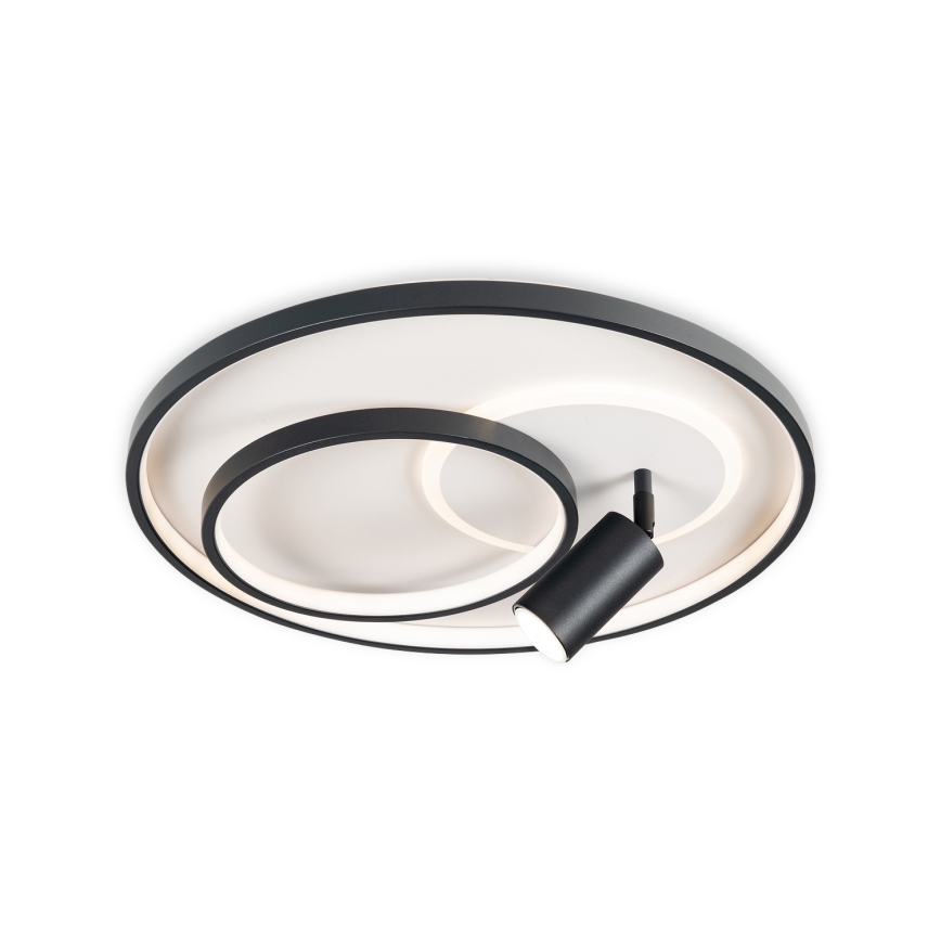Brilagi - Ρυθμιζόμενο LED φωτιστικό οροφής UNITY LED/60W/230V + 1xGU10/3W 3000-6000K Ø 50 cm λευκό/μαύρο + τηλεχειριστήριο