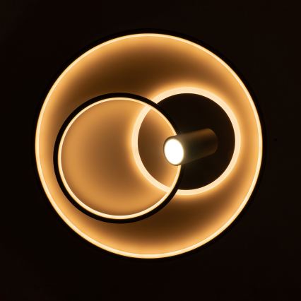Brilagi - Ρυθμιζόμενο LED φωτιστικό οροφής UNITY LED/60W/230V + 1xGU10/3W 3000-6000K Ø 50 cm λευκό/μαύρο + τηλεχειριστήριο
