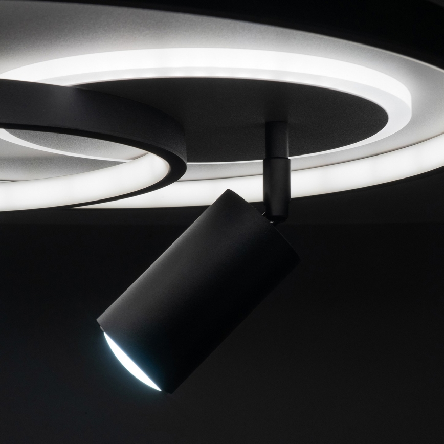 Brilagi - Ρυθμιζόμενο LED φωτιστικό οροφής UNITY LED/60W/230V + 1xGU10/3W 3000-6000K Ø 50 cm λευκό/μαύρο + τηλεχειριστήριο