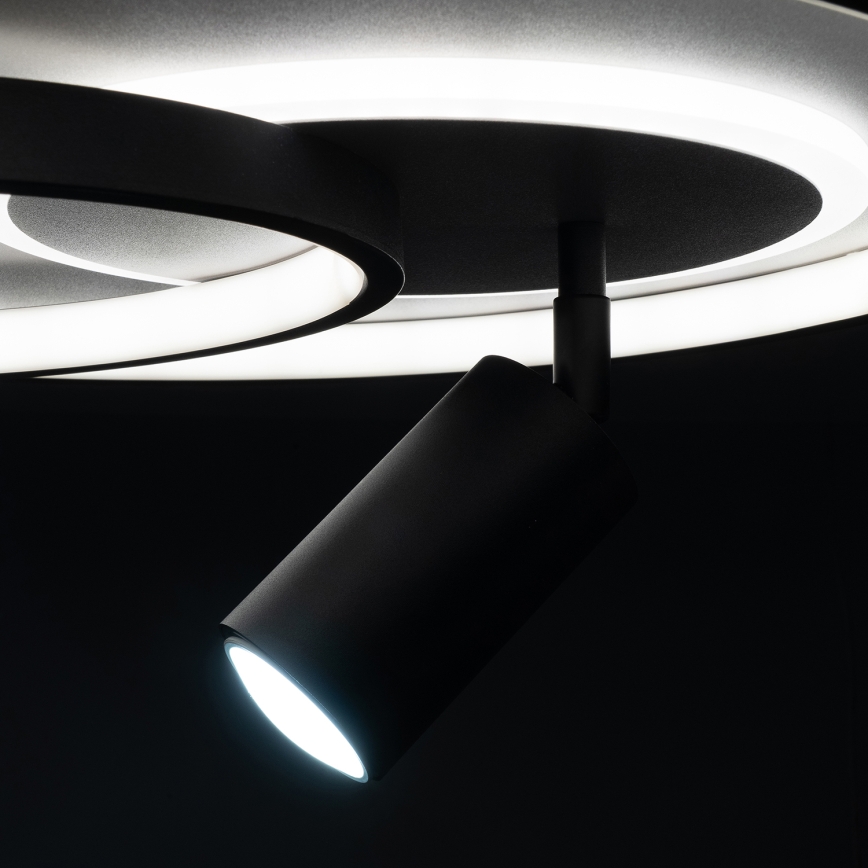 Brilagi - Ρυθμιζόμενο LED φωτιστικό οροφής UNITY LED/60W/230V + 1xGU10/3W 3000-6000K Ø 50 cm λευκό/μαύρο + τηλεχειριστήριο