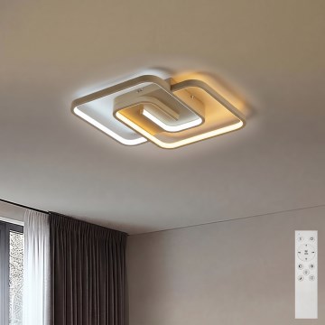 BRILAGI - Ρυθμιζόμενο φωτιστικό οροφής LED VELO LED/64W/230V 3000-6500K 48x48 cm μπεζ + τηλεχειριστήριο