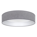Brilagi - Ρυθμιζόμενο φωτιστικό οροφής LED VELVET SMART VARI LED/24W/230V 3000-6500K διάμ. 45 cm γκρι + τηλεχειριστήριο