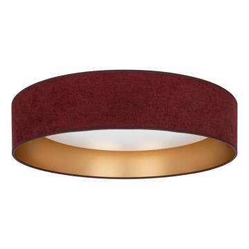 Brilagi - Ρυθμιζόμενο φωτιστικό οροφής LED VELVET SMARTIX STARS LED/24W/230V 3000-6000K Ø 45 cm βυσσινί/χρυσό Wi‑Fi Tuya Beacon + τηλεχειριστήριο