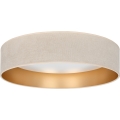 Brilagi - Ρυθμιζόμενο φωτιστικό οροφής LED VELVET SMARTIX STARS LED/36W/230V 3000-6000K Ø 55 cm κρεμ/χρυσό Wi-Fi Tuya Beacon + τηλεχειριστήριο