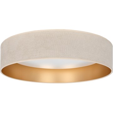 Brilagi - Ρυθμιζόμενο φωτιστικό οροφής LED VELVET SMARTIX STARS LED/36W/230V 3000-6000K Ø 55 cm κρεμ/χρυσό Wi-Fi Tuya Beacon + τηλεχειριστήριο