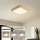 Brilagi - Ρυθμιζόμενο φωτιστικό οροφής LED WOODLINE SQUARE LED/48W/230V 3000-6000K σε απόχρωση δρυός 40x40 εκ. + τηλεχειριστήριο