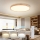Brilagi - Ρυθμιζόμενο φωτιστικό οροφής LED WOODROUND LED/70W/230V 3000-6000K διάμ. 80 cm ξύλο CRI 90 + τηλεχειριστήριο