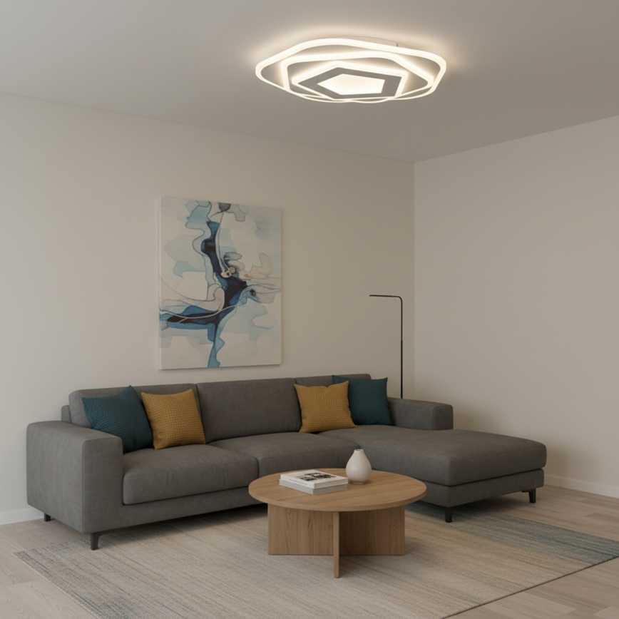 Brilagi - LED Ρυθμιζόμενο φωτιστικό οροφής MODERN LED/64W/230V 3000-6000K διάμ. 40 εκ. + τηλεχειριστήριο