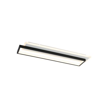 Brilagi - Ρυθμιζόμενο LED φωτιστικό οροφής OUTLINE LED/66W/230V 3000-6000K 15x60 cm λευκό/μαύρο + τηλεχειριστήριο