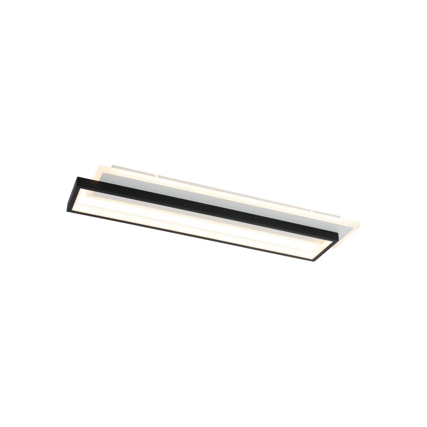 Brilagi - Ρυθμιζόμενο LED φωτιστικό οροφής OUTLINE LED/66W/230V 3000-6000K 15x60 cm λευκό/μαύρο + τηλεχειριστήριο