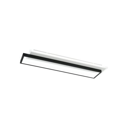Brilagi - Ρυθμιζόμενο LED φωτιστικό οροφής OUTLINE LED/66W/230V 3000-6000K 15x60 cm λευκό/μαύρο + τηλεχειριστήριο