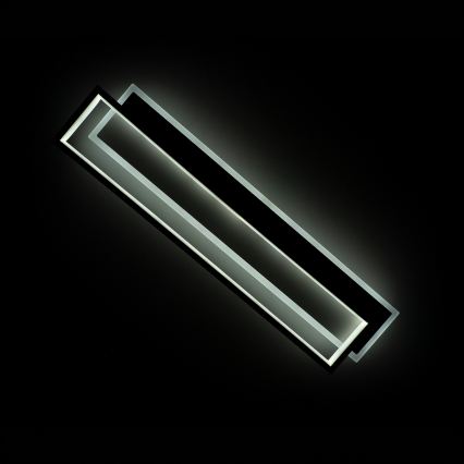 BRILAGI - Ρυθμιζόμενο LED φωτιστικό οροφής OUTLINE LED/66W/230V 3000-6000K 15x60 cm λευκό/μαύρο + τηλεχειριστήριο