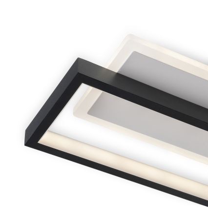 BRILAGI - Ρυθμιζόμενο LED φωτιστικό οροφής OUTLINE LED/66W/230V 3000-6000K 15x60 cm λευκό/μαύρο + τηλεχειριστήριο