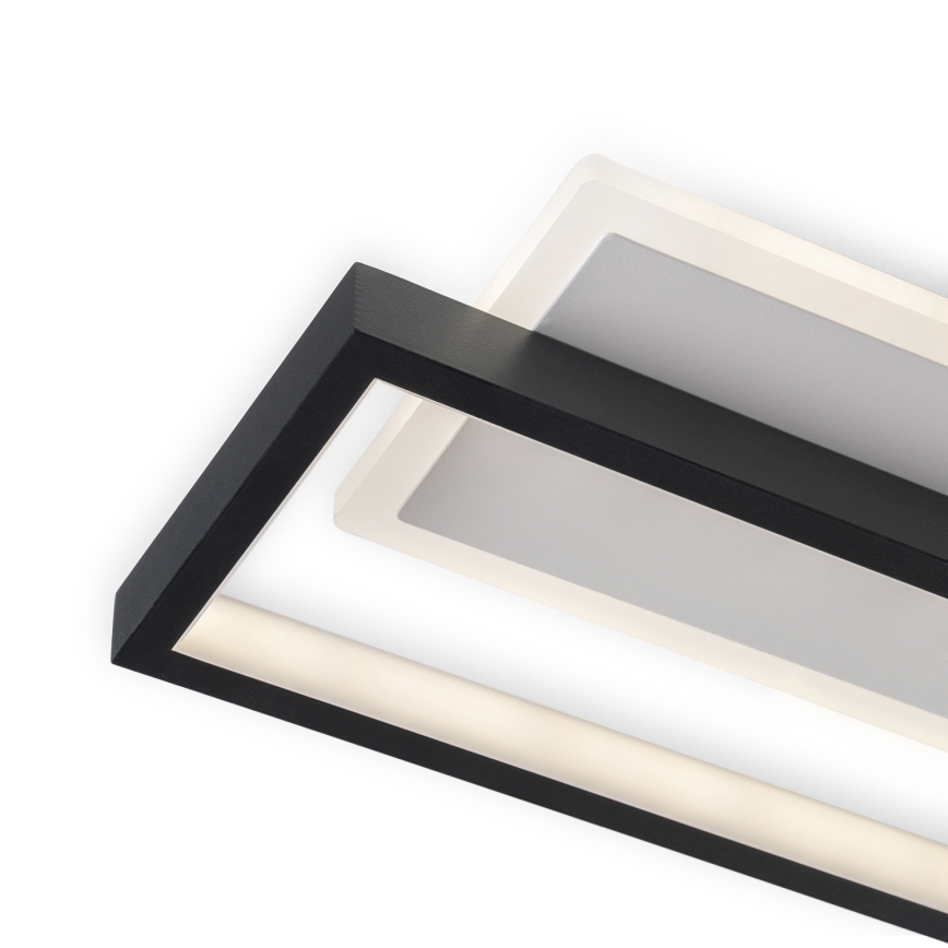 BRILAGI - Ρυθμιζόμενο LED φωτιστικό οροφής OUTLINE LED/66W/230V 3000-6000K 15x60 cm λευκό/μαύρο + τηλεχειριστήριο