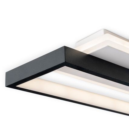 BRILAGI - Ρυθμιζόμενο LED φωτιστικό οροφής OUTLINE LED/66W/230V 3000-6000K 15x60 cm λευκό/μαύρο + τηλεχειριστήριο
