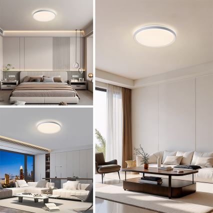 Brilagi - Ρυθμιζόμενο LED οροφής φωτιστικό RIVO LED/72W/230V 3000-6000K λευκό Ø 50 εκ. + τηλεχειριστήριο