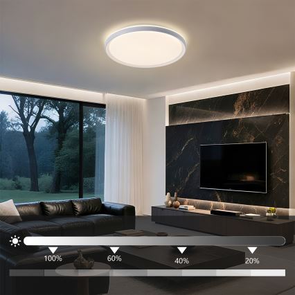 Brilagi - Ρυθμιζόμενο LED οροφής φωτιστικό RIVO LED/72W/230V 3000-6000K λευκό Ø 50 εκ. + τηλεχειριστήριο