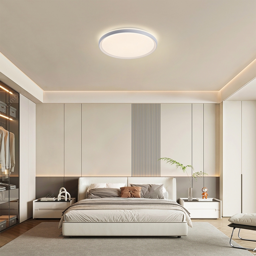 Brilagi - Ρυθμιζόμενο LED οροφής φωτιστικό RIVO LED/72W/230V 3000-6000K λευκό Ø 50 εκ. + τηλεχειριστήριο