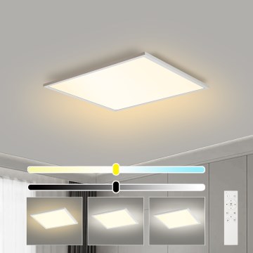 Brilagi - Ρυθμιζόμενο φωτιστικό οροφής SLIMFRAME LED/36W/230V 45x45 cm 3000-6000K λευκό + τηλεχειριστήριο