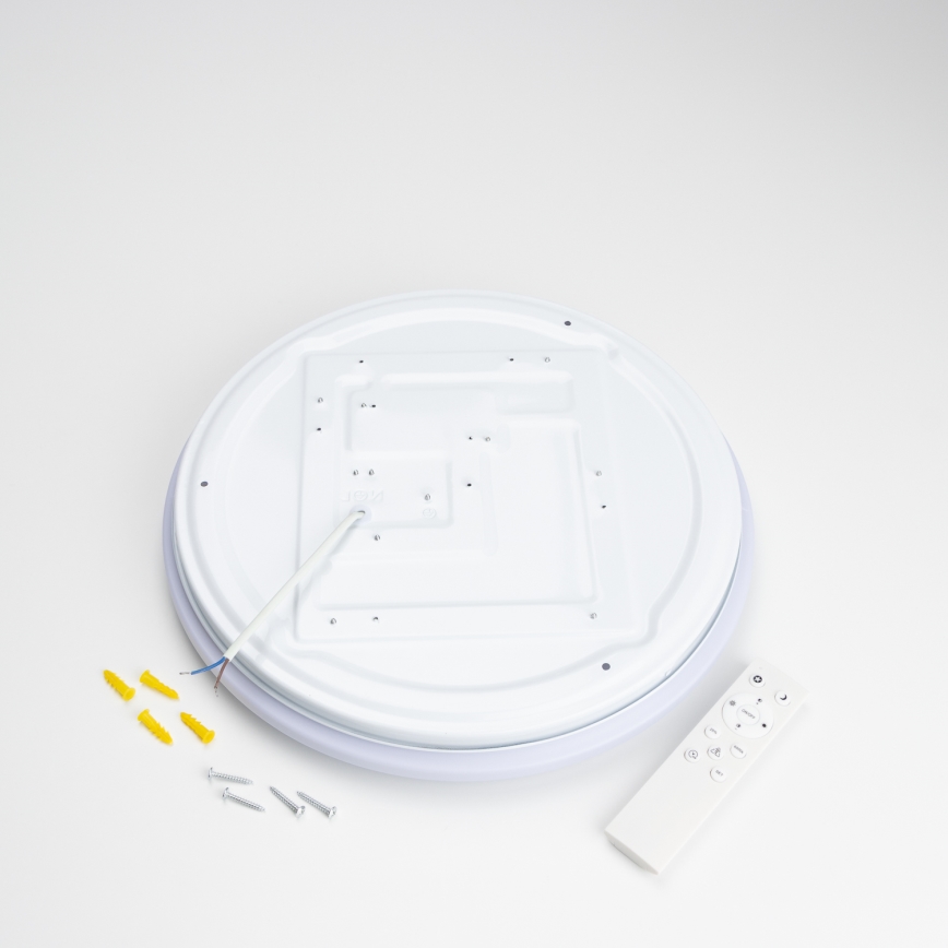 Brilagi - Ρυθμιζόμενο SMART φωτιστικό οροφής LED, 24W, 230V, Ø 38 cm, 3000–6000K, Wi‑Fi Tuya Beacon + τηλεχειριστήριο